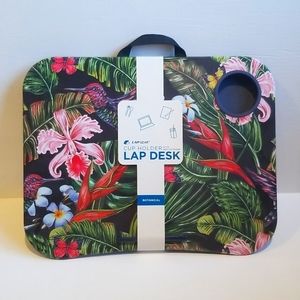 Lap desk, for 15.6" laptop size, NWT, w Floral pattern